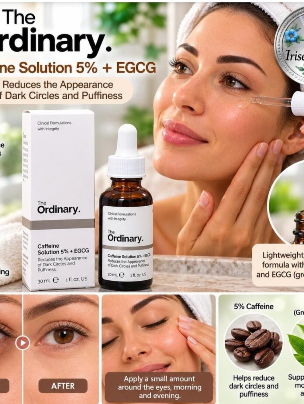 The Ordinary Eye Serum - White, Brown, Black Packaging